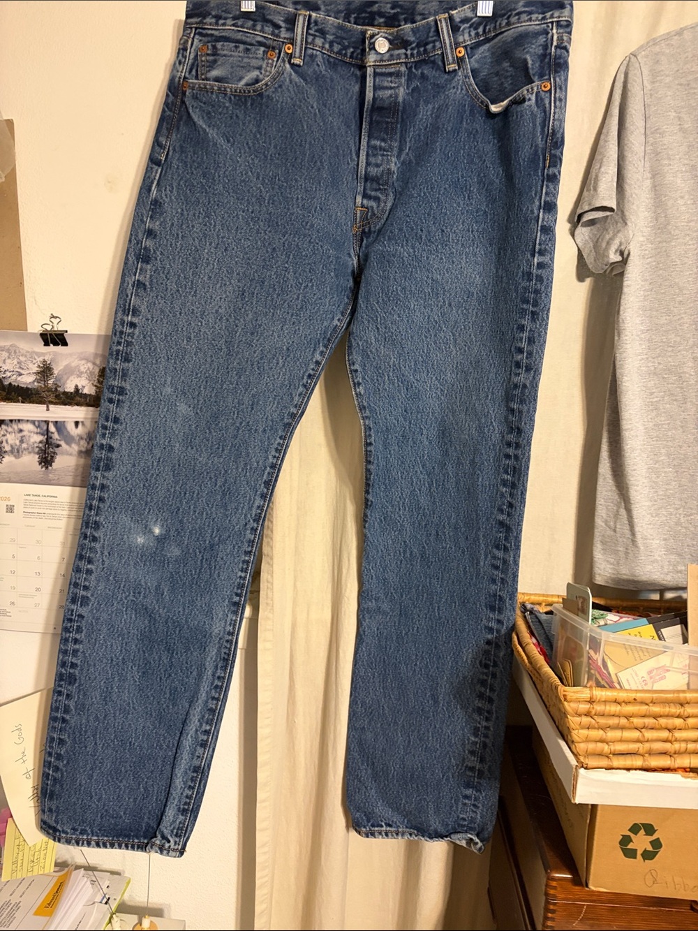 Levi's Men's Vintage Blue Relaxed Jeans
